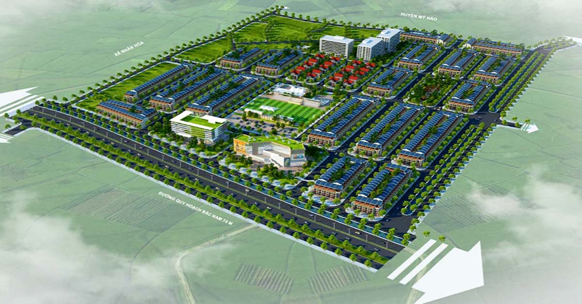 phối cảnh khu đô thị Yên Sơn Phố Nối